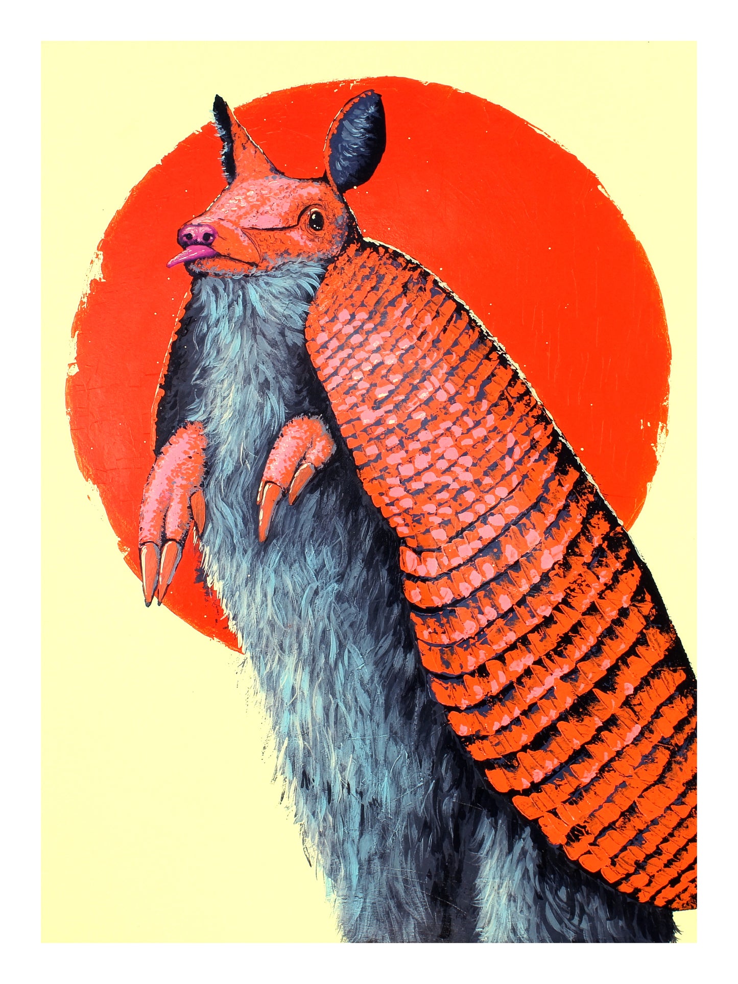 Armadillo Print 9x12