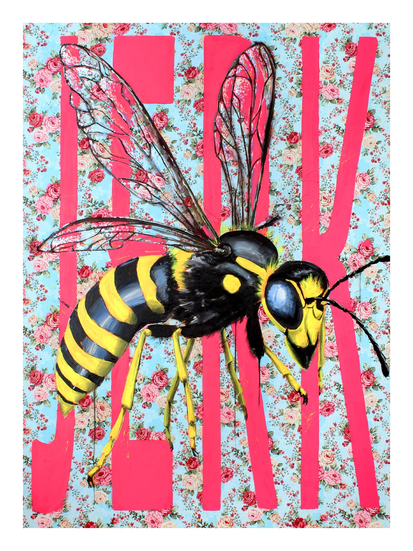 Tiny Little Stinging Jerk Print 9x12